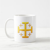 Jerusalemkreuz cross Jerusalem Koffiemok (Links)