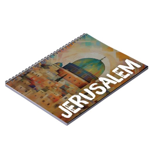 Jeruzalem Al Quds Vrede, Gerechtigheid en Vrijheid Notitieboek (Linkerzijde)