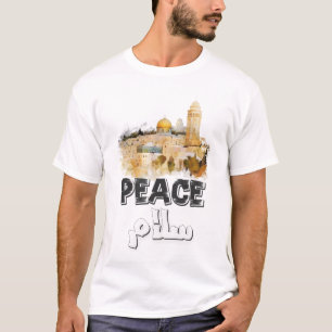 Jeruzalem Al Quds Vrede, Gerechtigheid en Vrijheid T-shirt