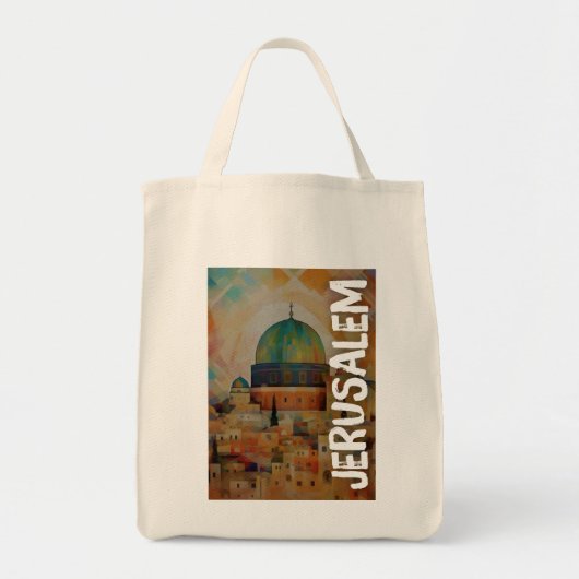 Jeruzalem Al Quds Vrede, Gerechtigheid en Vrijheid Tote Bag (Voorkant)