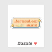 Jeruzalem, Arkansas Sticker (Vel)