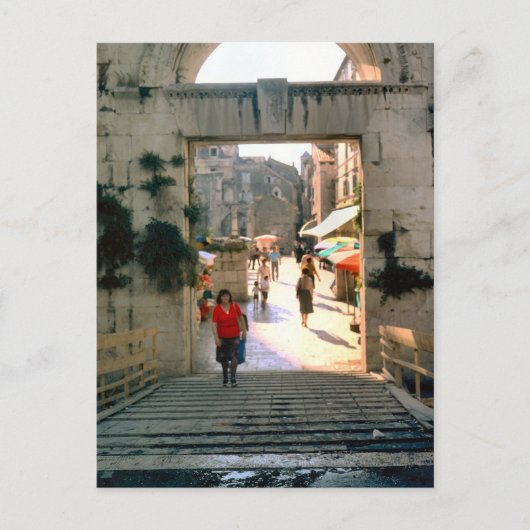 Jeruzalem, bij de kerk van de Heilige Sepulcher Briefkaart (Voorkant)