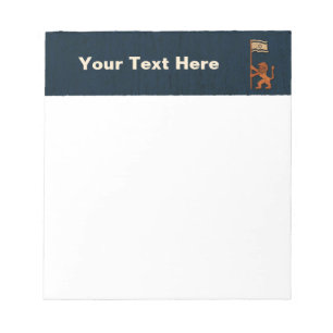 Jeruzalem-dag Leeuw Met Vlag Notitieblok