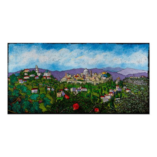 Jeruzalem - de Heilige Eén, Jonathan Kis-Lev Poste Poster (Voorkant)