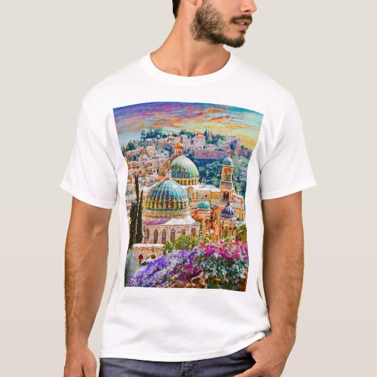 Jeruzalem, de meest verbazingwekkende stad ter wer t-shirt (Voorkant)