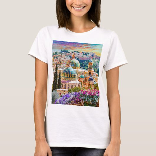 Jeruzalem, de stad van David T-shirt (Voorkant)