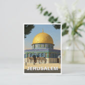 Jeruzalem Dome of the Rock Reizen Briefkaart (Staand voorkant)