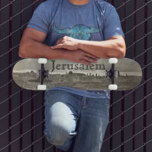 Jeruzalem Heilig Land Foto Persoonlijk Skateboard