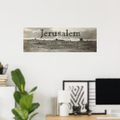 Jeruzalem Heilig Land Foto Poster (Thuiskantoor)