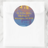 Jeruzalem Heilige Stad Antwoord Sticker Seal (Tas)