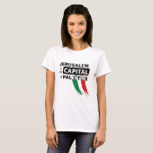 Jeruzalem is de hoofdstad van het Palestijnse T-sh T-shirt (Voorkant volledig)