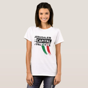 Jeruzalem is de hoofdstad van het Palestijnse T-sh T-shirt