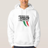Jeruzalem is de hoofdstad van Palestina Hoodie (Voorkant)