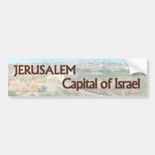 Jeruzalem is de Israëlische bumpersticker hoofdst