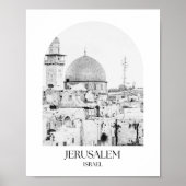 Jeruzalem Israël Arch fotoprint Poster (Voorkant)