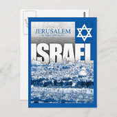 Jeruzalem, Israël Briefkaart (Voorkant / Achterkant)