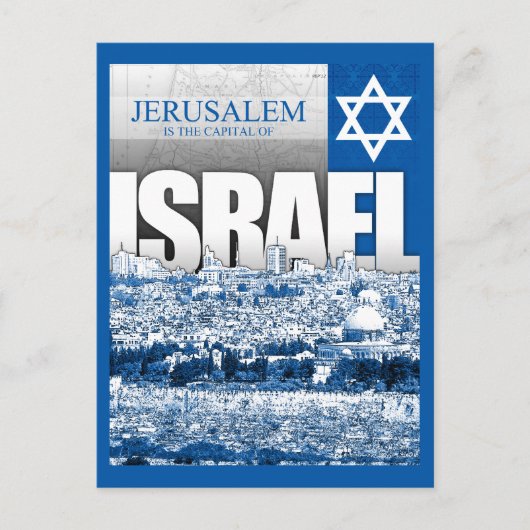 Jeruzalem, Israël Briefkaart (Voorkant)
