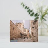 JERUZALEM, ISRAEL BRIEFKAART (Staand voorkant)