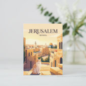 Jeruzalem Israël Briefkaart (Staand voorkant)