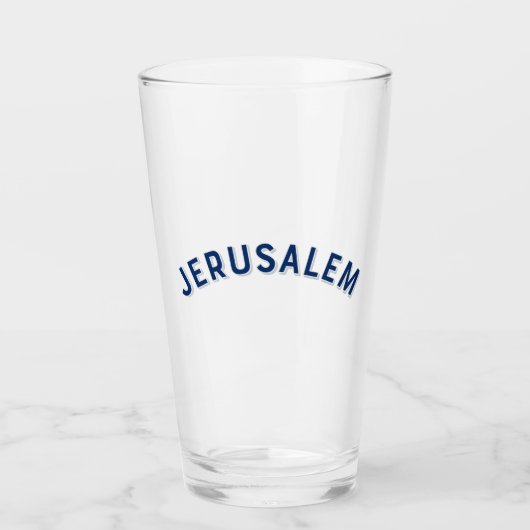 Jeruzalem Israël Glas (Voorkant)