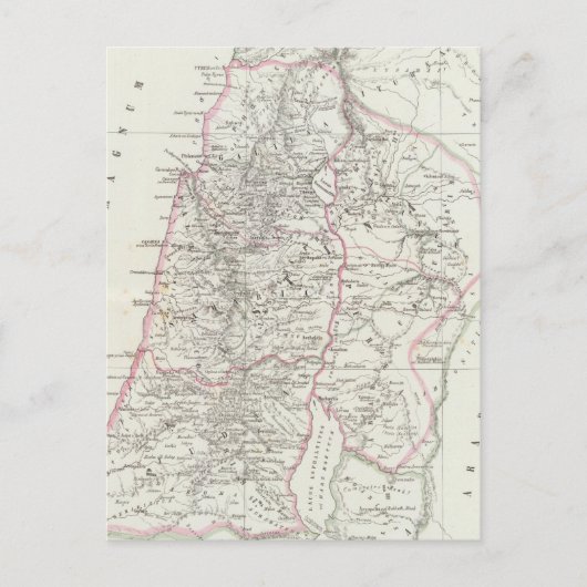 Jeruzalem, Israël, Jordanië Briefkaart (Voorkant)