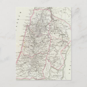 Jeruzalem, Israël, Jordanië Briefkaart