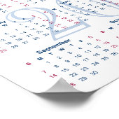 Jeruzalem, Israël. Kalender 2025 Poster (Hoek)