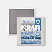 Jeruzalem, Israël Magneet (Voorkant / Achterkant)