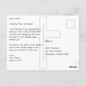 Jeruzalem Israël met de kerk van de Heilige Sepulc Briefkaart (Achterkant)