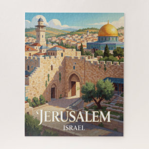 Jeruzalem Israël Oude Stad Reizen Legpuzzel