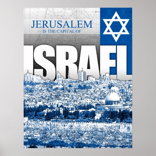 Jeruzalem, Israël Poster (Voorkant)
