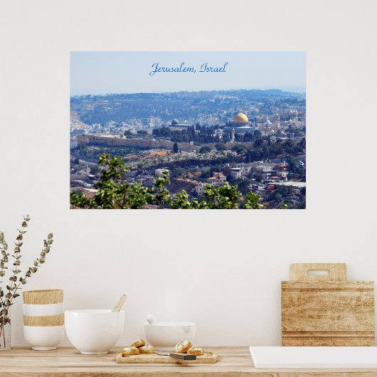 Jeruzalem, Israël Poster (Keuken)