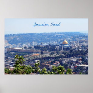 Jeruzalem, Israël Poster