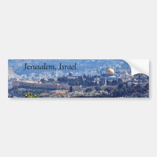 Jeruzalem, Israëlische bumpersticker (Voorkant)