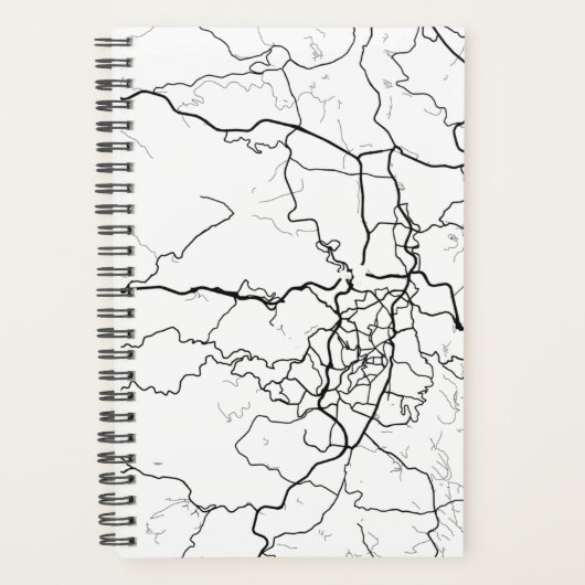 Jeruzalem, Israëlische zwarte lijn Planner (Voorkant)