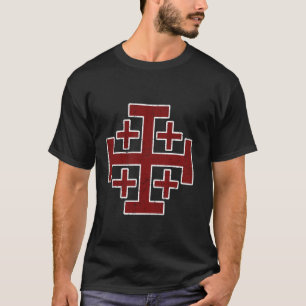 Jeruzalem Kruis Tempeliers T-shirt