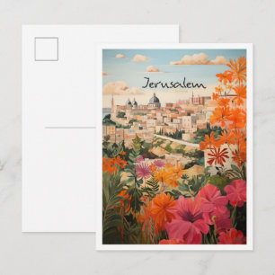 Jeruzalem Kunst Reizen  Briefkaart