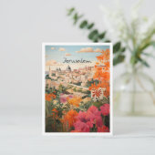 Jeruzalem Kunst Reizen Briefkaart (Staand voorkant)