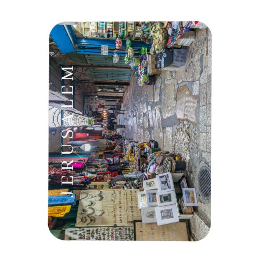 Jeruzalem Old Town uitzicht koelkastmagneet Magneet (Verticaal)