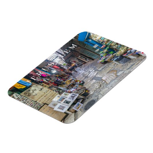 Jeruzalem Old Town uitzicht koelkastmagneet Magneet (Linkerzijde)