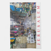 Jeruzalem Old Town uitzicht theedoek (Verticaal)