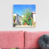 Jeruzalem Oude Stad Israël Schilderijlandschap Canvas Afdruk (Insitu (Woonkamer))