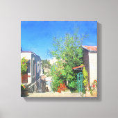 Jeruzalem Oude Stad Israël Schilderijlandschap Canvas Afdruk (Voorkant)