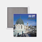 Jeruzalem Oude Stad Koelkast Magnet Souvenir (Voorkant / Achterkant)