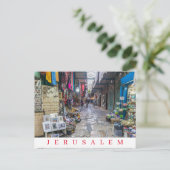 Jeruzalem Oude Stad uitzicht briefkaart (Staand voorkant)