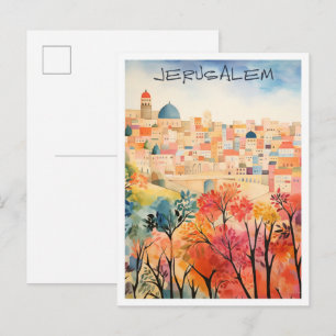 Jeruzalem Reizen  Briefkaart