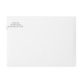 Jeruzalem retour adreslabels (Voorkant)