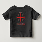 Jeruzalem Ridder Tempeliers Kruis Christelijk Kinder Shirts (Achterkant)