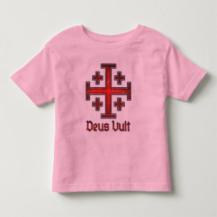 Jeruzalem Ridder Tempeliers Kruis Christelijk Kinder Shirts