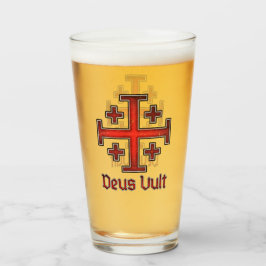 Jeruzalem Ridder Tempeliers Kruisvaarder Kruis Deu Glas